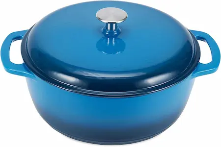 Amazon Basics Enameled Cast Iron Dutch Oven