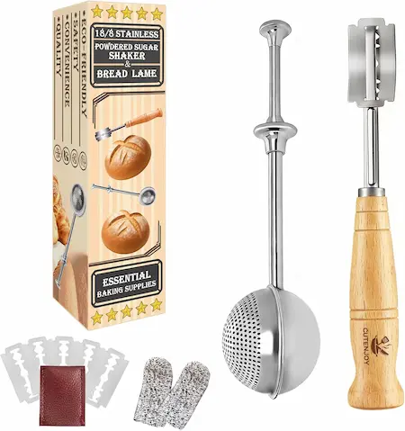 CUTENJOY Bread Lame and Flour Duster