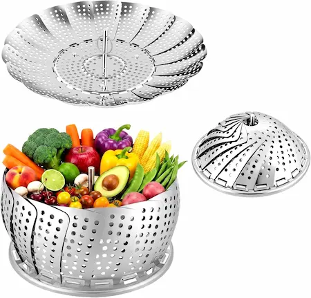Vegetable Steamer Basket Folding Expandable